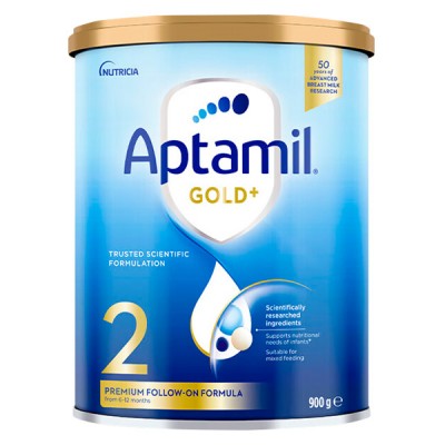【国内现货】Nutricia爱他美 Aptamil 金装2段奶粉 1罐/6罐装可选 新旧包装随机发